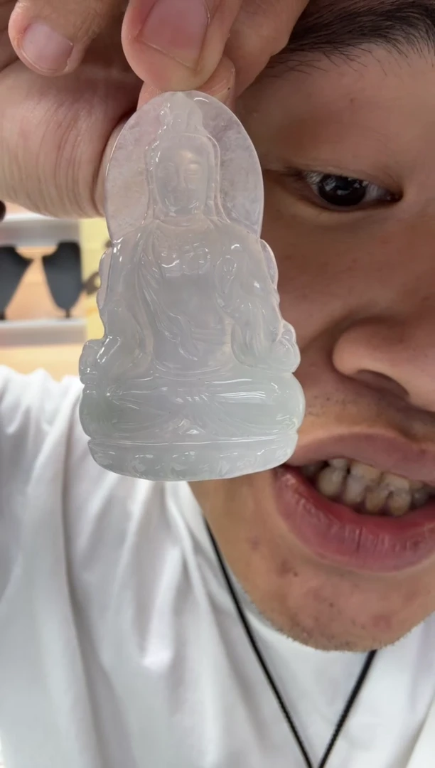 【闪购商品】翡翠颈饰未镶嵌天然翡翠A货孤品一件