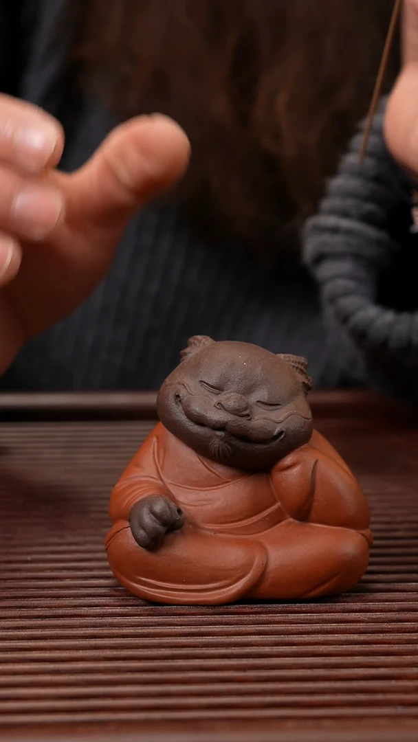 【闪购商品】紫砂茶宠紫砂 钓鱼龙