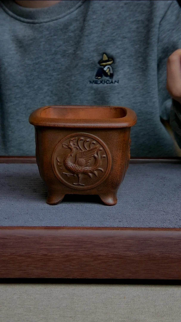 【闪购商品】紫砂花盆9.5*8.5内径紫砂花盆