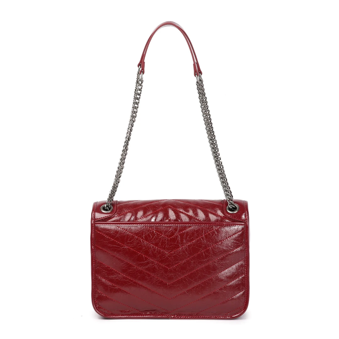 【刘金牙品牌推荐】Y/801大号方包彩色链条单肩女包斜挎包G061