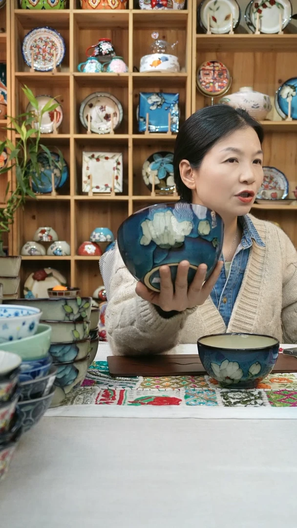 瓷片小可陶瓷高温6只面碗