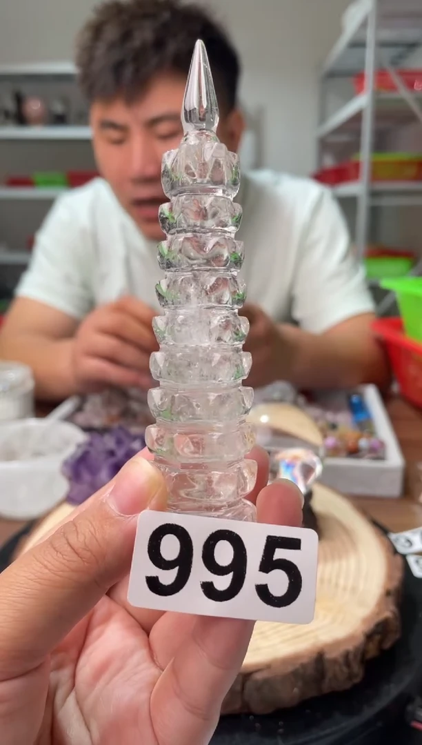 未镶嵌水晶大型摆件（非配饰）白水晶文昌塔995