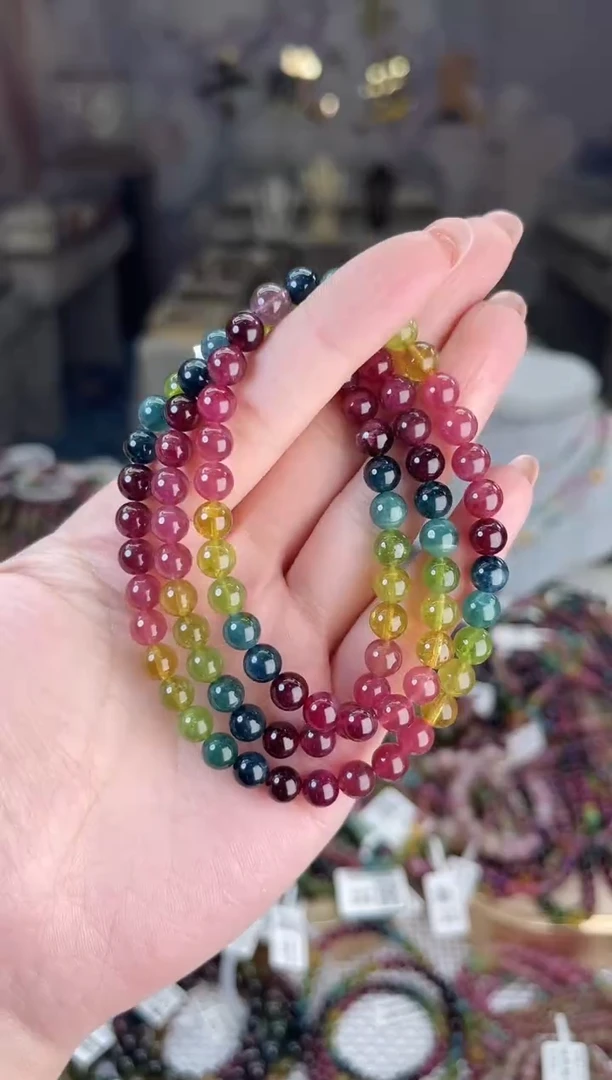 【闪购商品】碧玺/未镶嵌6mm+碧玺多圈多样性发货