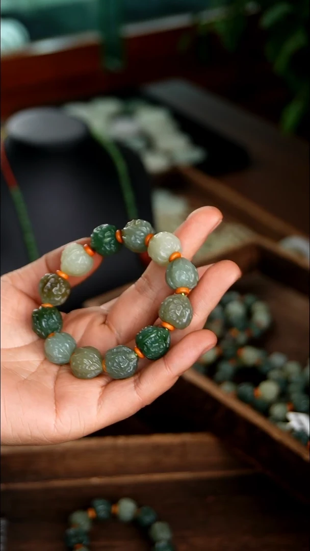 颈饰未镶嵌和田玉?****?手串001