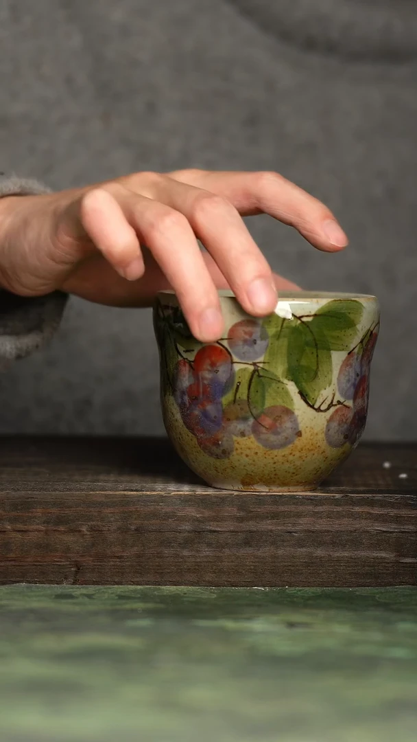 【闪购商品】杯青诗手工手绘瓷器