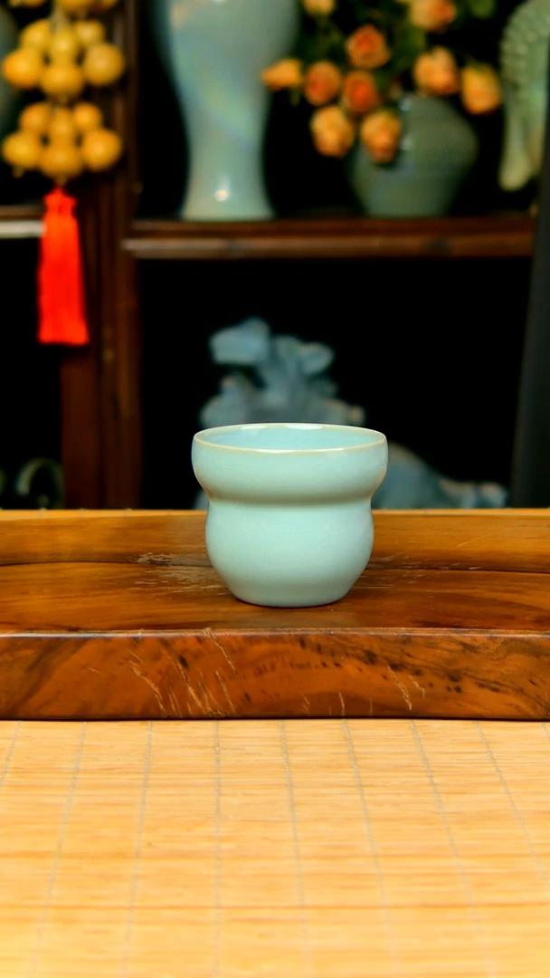 天青色全手工福禄杯