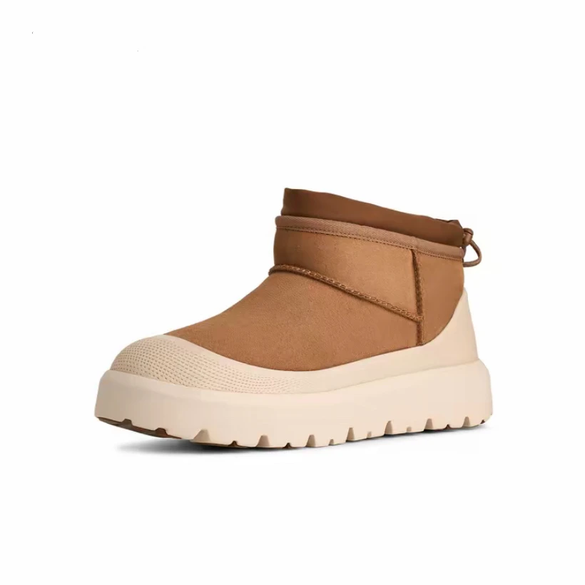 DY【10mini中邦塔斯曼】厚底羊皮毛一体雪地靴