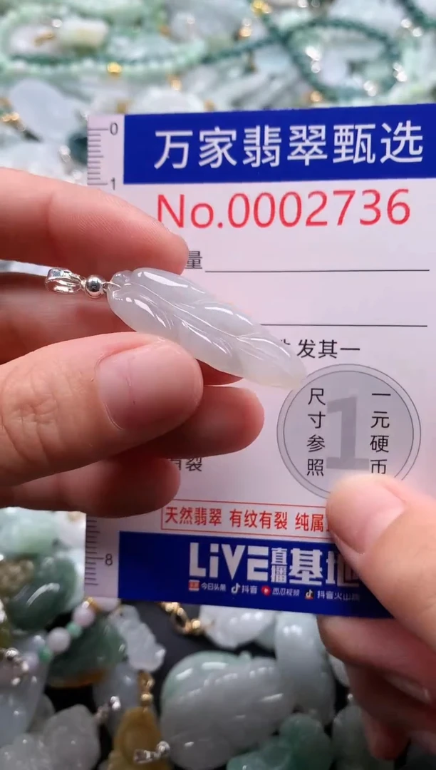 翡翠未镶嵌吊坠(不含链)2736