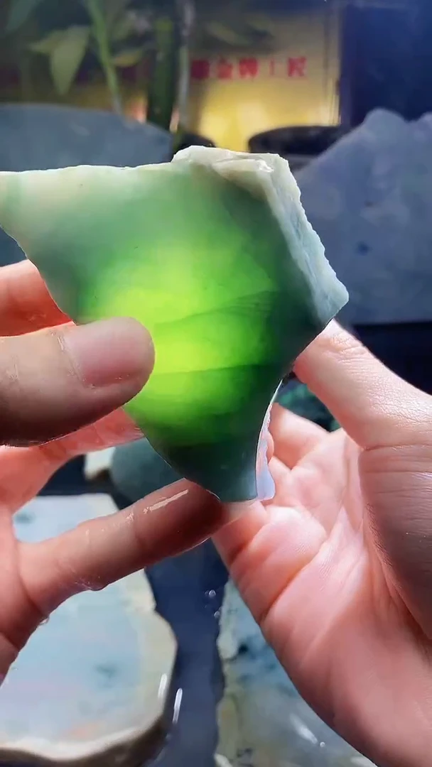 未镶嵌挂件翡翠小雨18