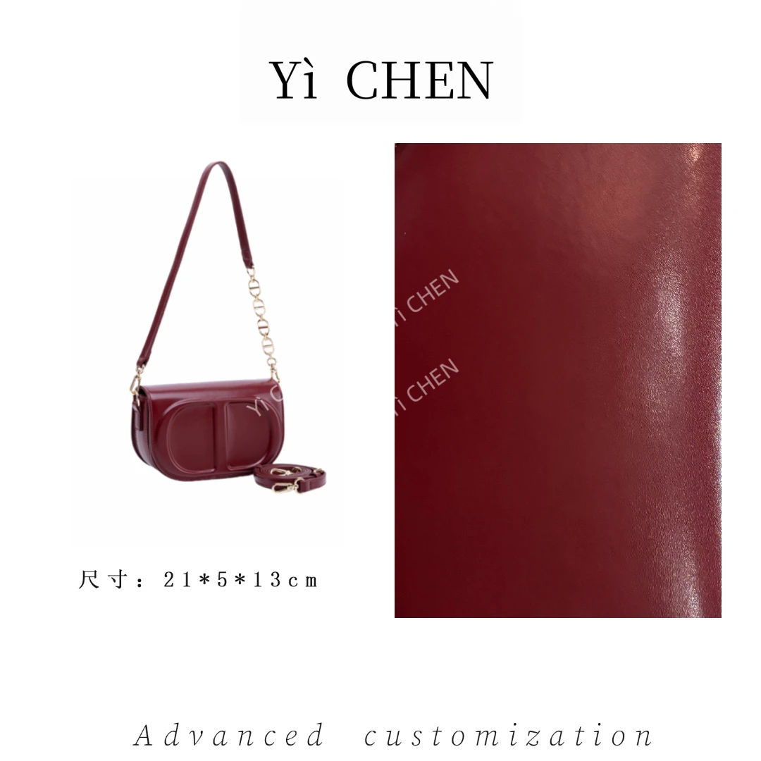 【Yì CHEN】QYX-9899-朱砂红 简约时尚女士新款轻奢单肩斜跨包
