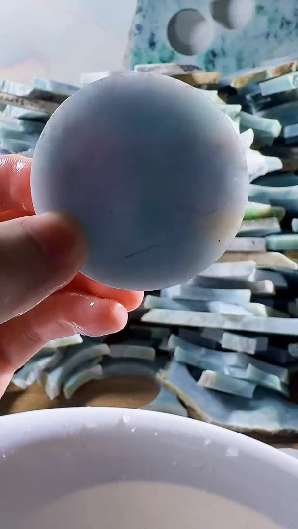 翡翠裸石缅甸翡翠A货文9673