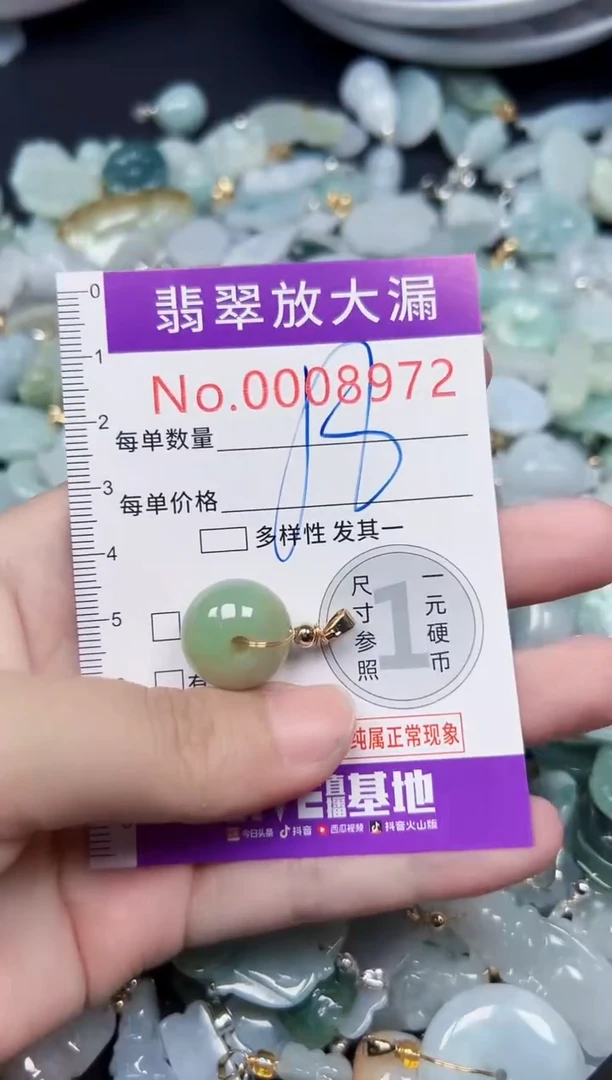颈饰未镶嵌翡翠8972