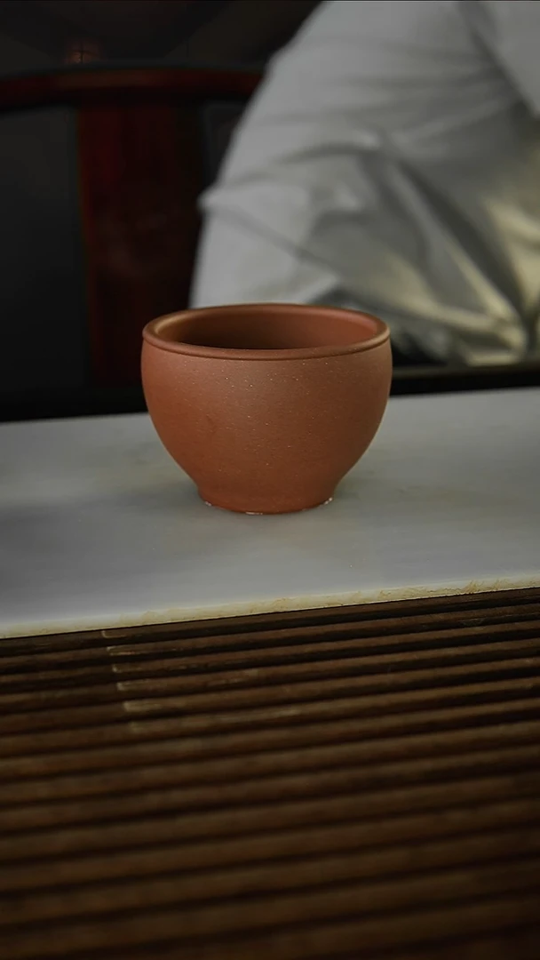 茶杯紫砂风***3底槽青缸杯200毫升微瑕