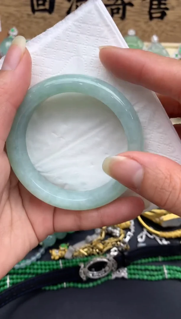 【闪购商品】翡翠手镯未镶嵌98-中国好珍宝