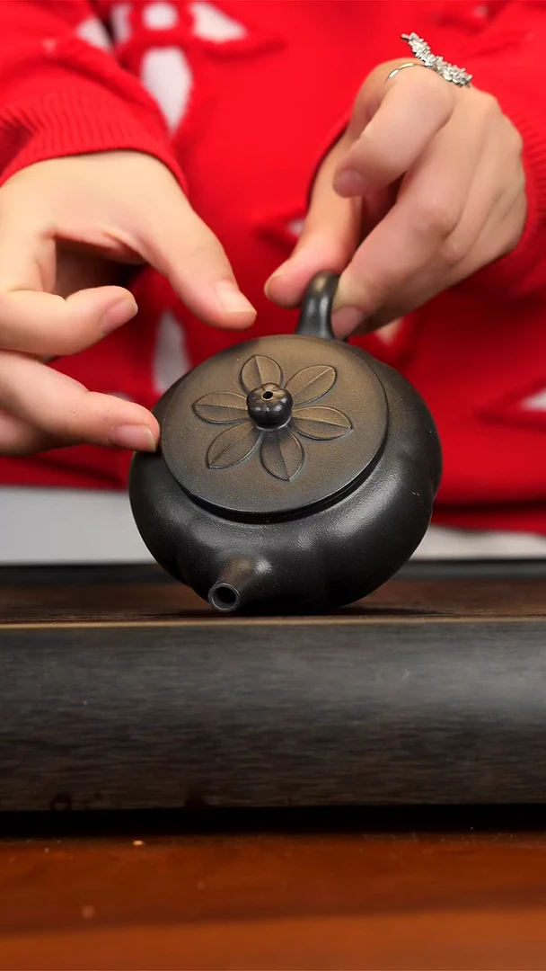 【闪购商品】紫砂茶壶黑料大彬