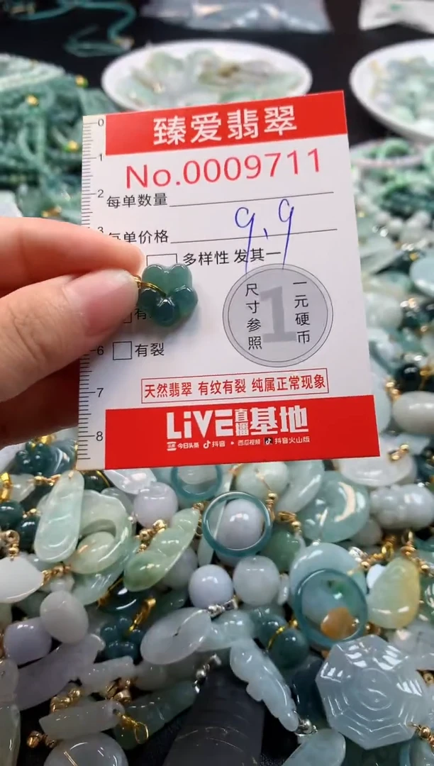 吊坠(不含链)未镶嵌翡翠9711