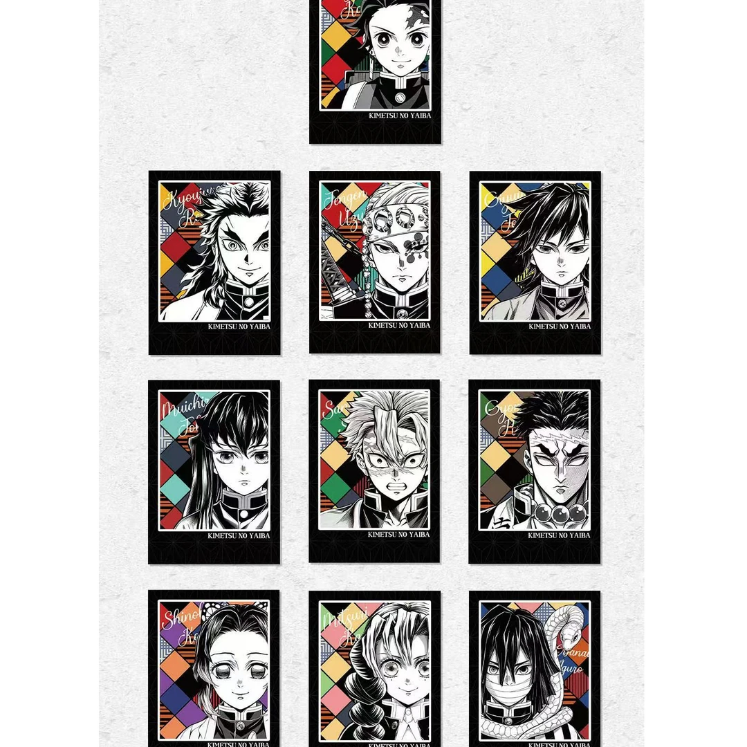 (水饺拆卡)鬼灭之刃原画拍立得小卡同人二创二七谷社