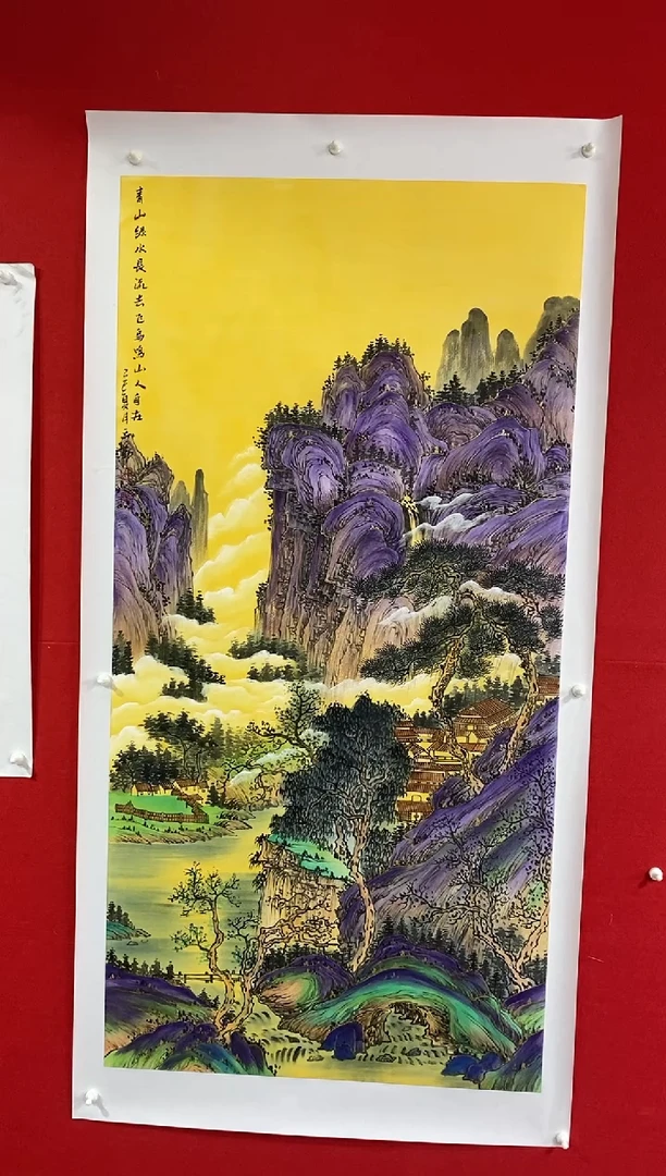 国画左* NYQ丹牛云勤老师作品