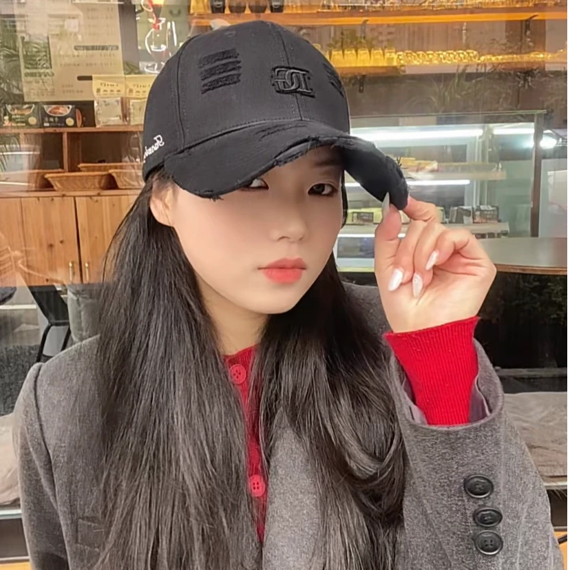 帽子休闲百搭棒球帽韩版网红时尚情侣夏季加大加宽帽檐春夏潮流