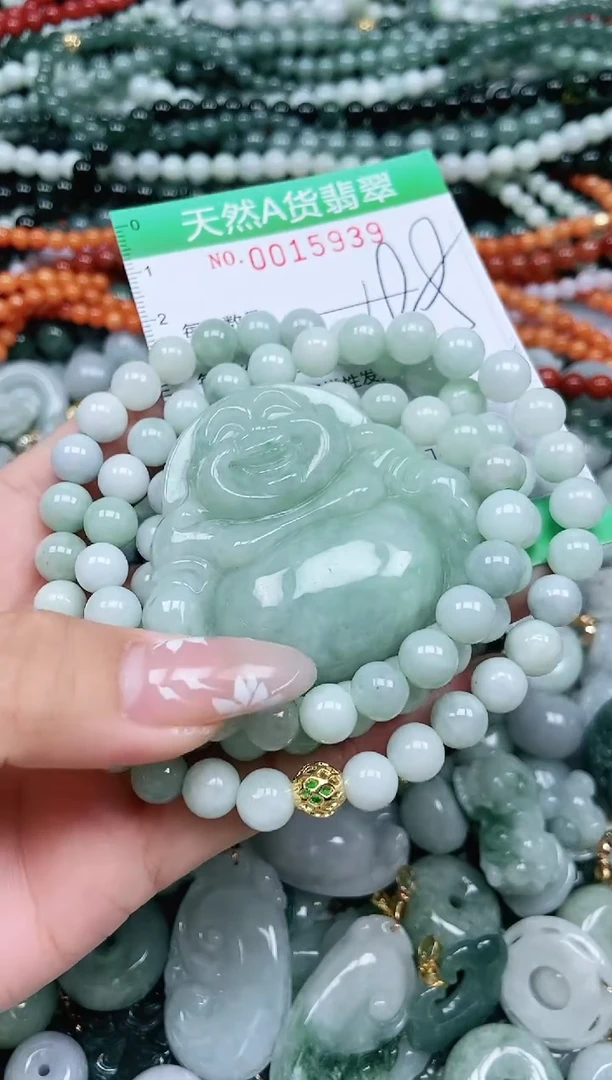 颈饰未镶嵌翡翠A***r翡翠