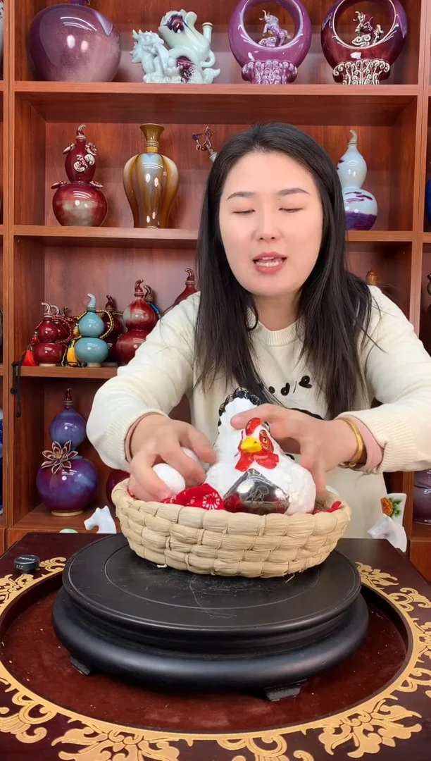 瓷1斤装小鸡空酒坛