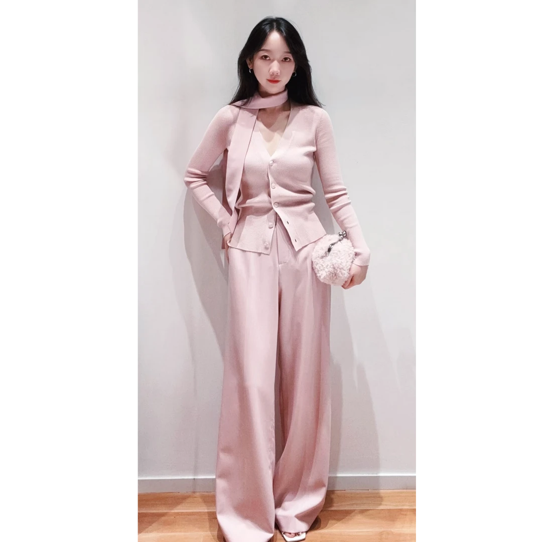 未使用 MaxMara 国现 百搭休闲纯羊毛西装裤 KZ0135