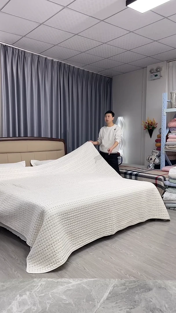 棉230cm*250cm 米粒秀（白）