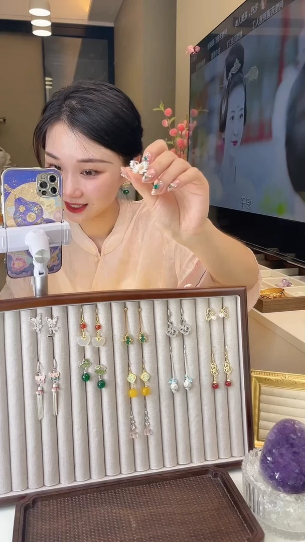 无铜合金蝴蝶珍珠珍珠戒指