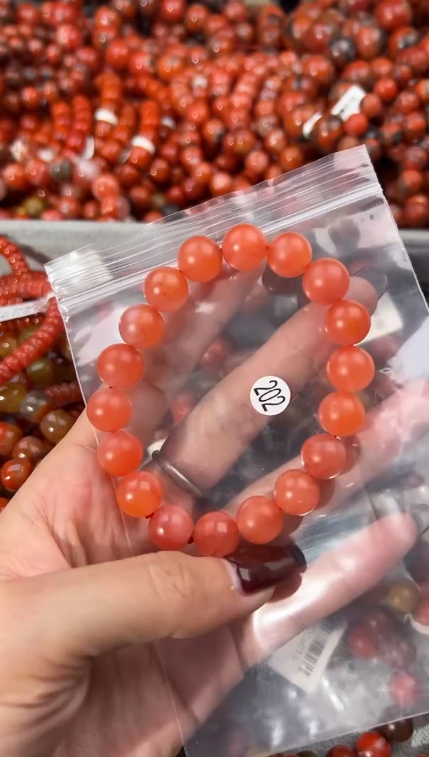 未镶嵌手串南红玛瑙10+
