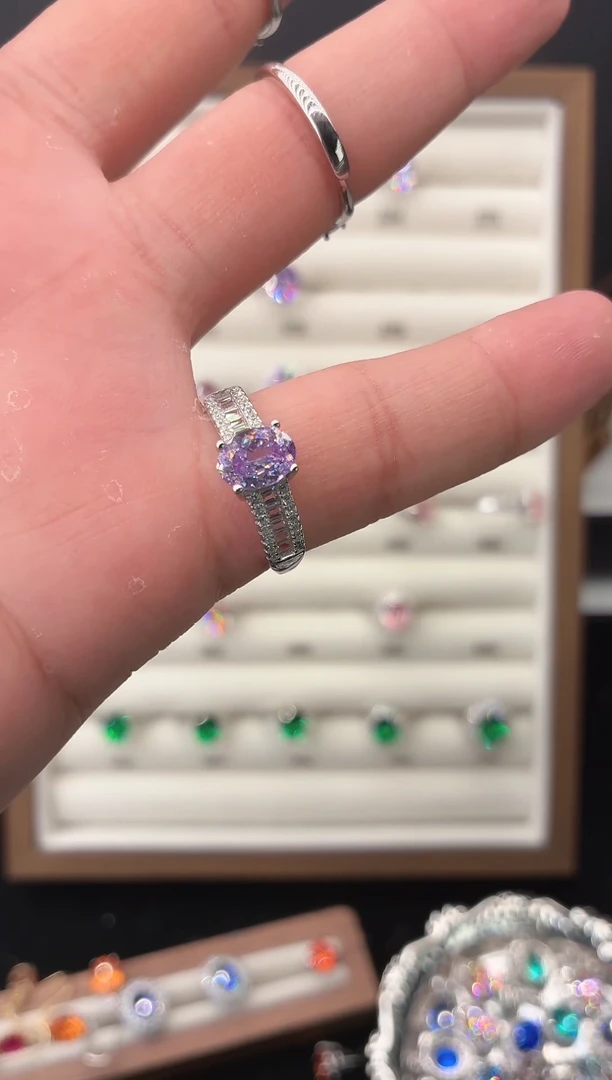 18K金镶嵌戒指碧玺549494