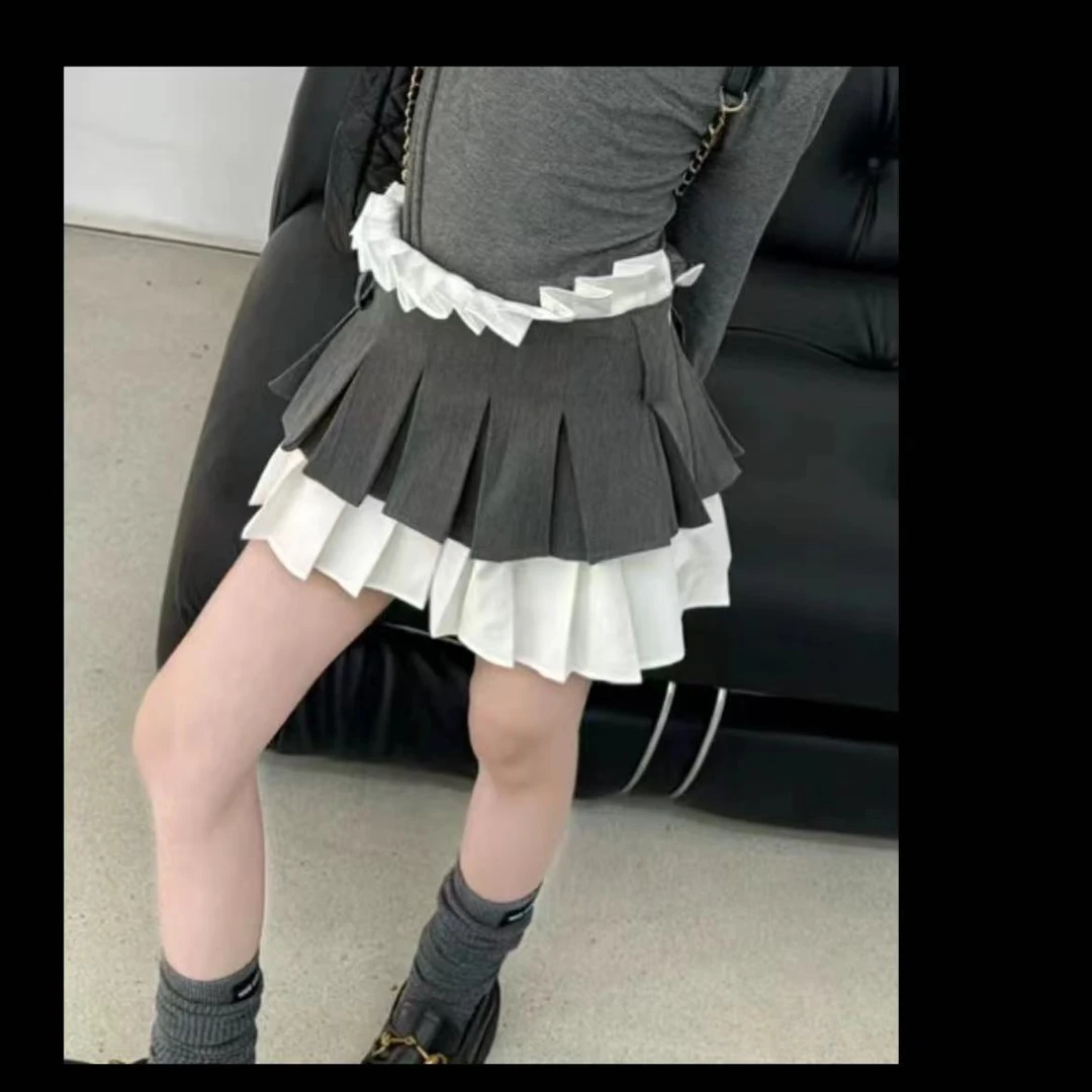 409072《预》精选韩版洋气儿童女童舒适潮流百搭半身裙