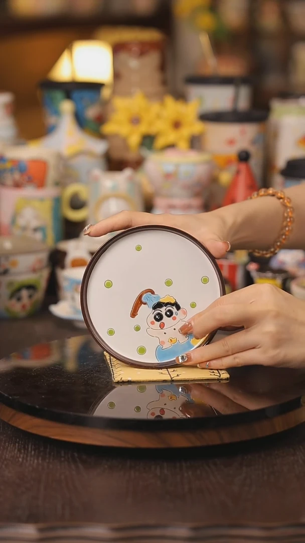 摆件景德镇釉下彩绘设计师款式陶瓷