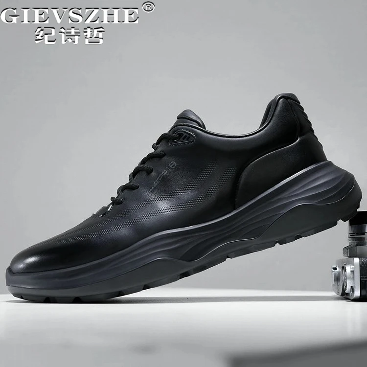 纪诗哲男鞋百搭轻便透气运动鞋男款舒适潮流跑步鞋软底时尚休闲鞋