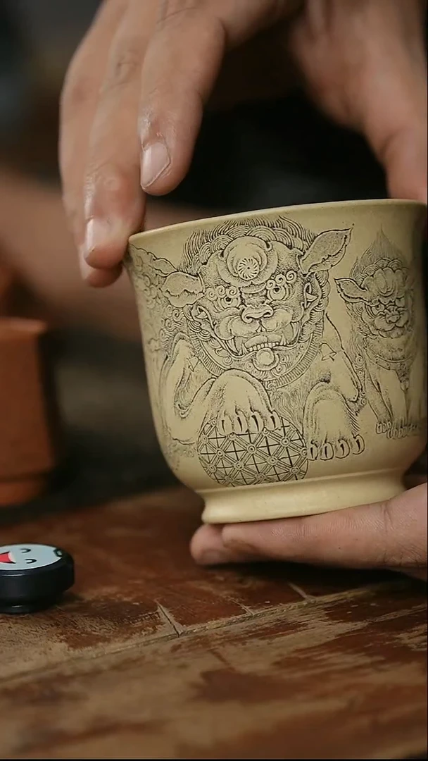 茶壶紫砂牧之-事事如意杯