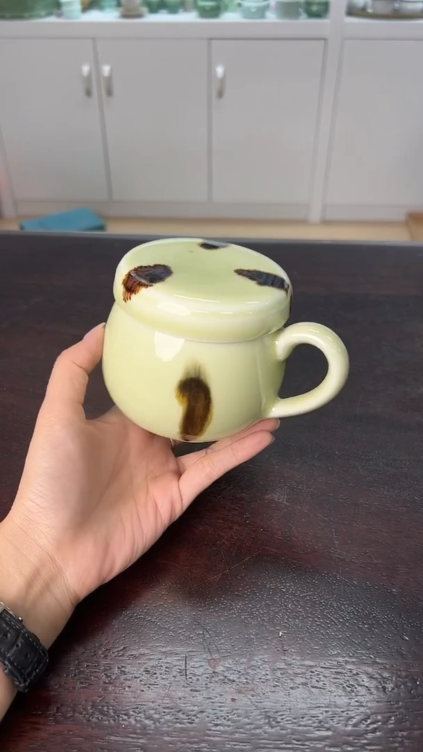龙泉云间青瓷小米茶器