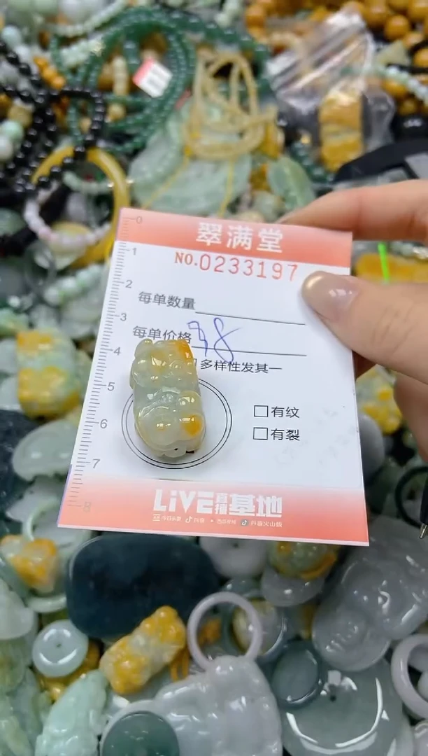未镶嵌挂件翡翠闪购0233197