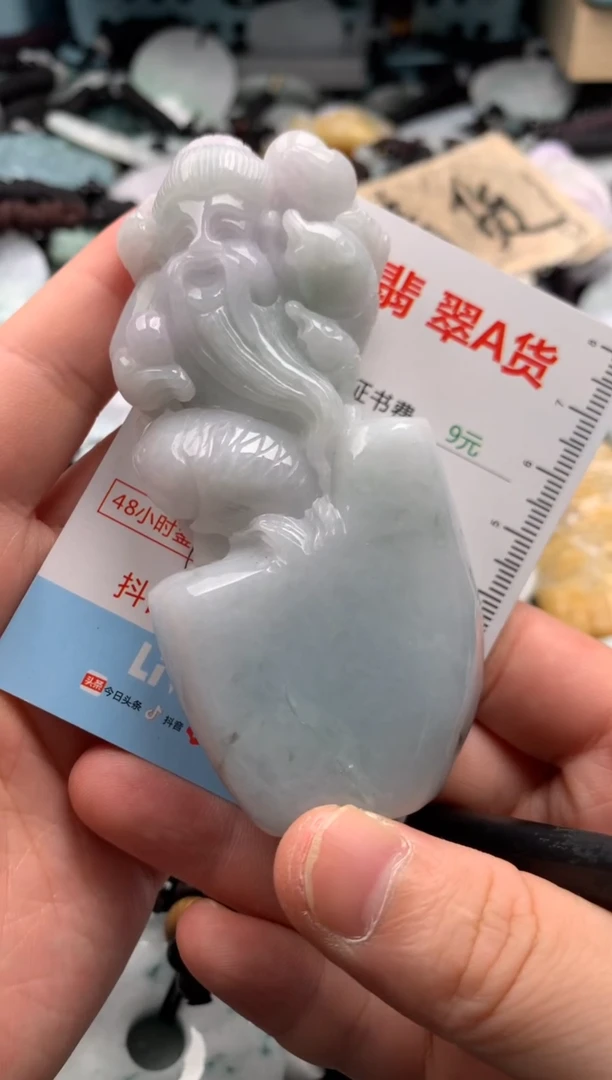 翡翠未镶嵌吊坠(不含链)1