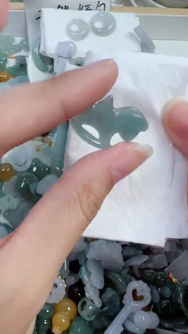 散珠翡翠294号链接，A货翡翠