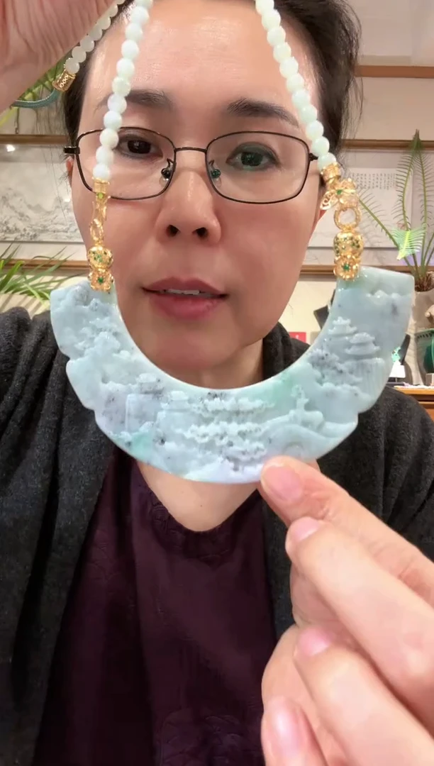 【闪购商品】翡翠颈饰未镶嵌国风