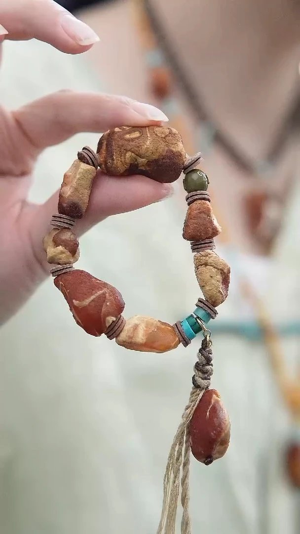 裸石蜜蜡未镶嵌*蜜蜡原石手串设计款