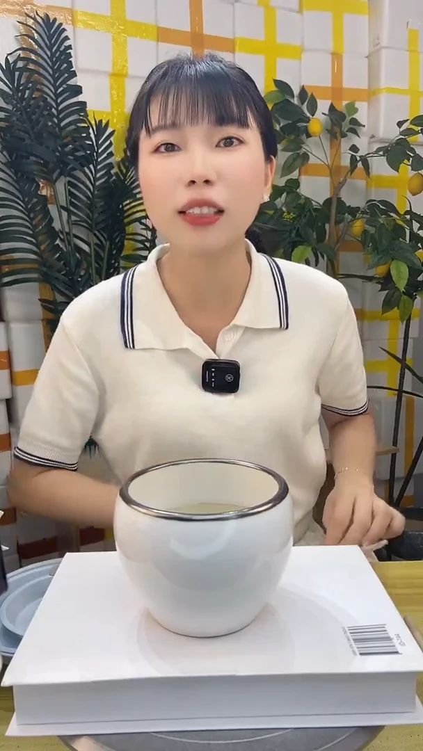 苹果盆边口银口径12/高度10