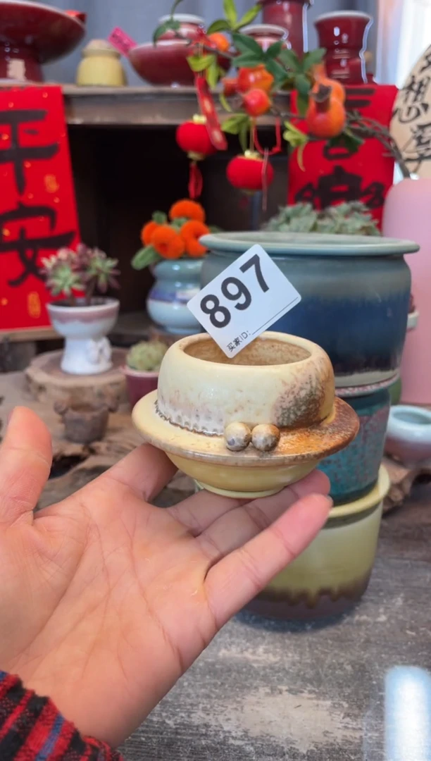 【闪购商品】摆件897知木小芳花盆