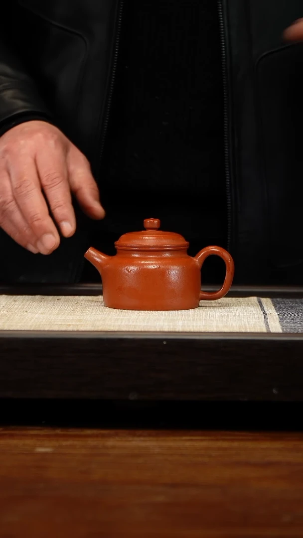 茶壶紫砂朱泥全手德中