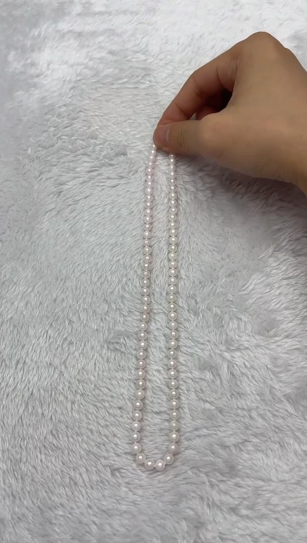 海水珍珠银S925镶嵌项链AK5-5.5mm