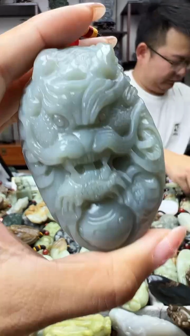 和田玉未镶嵌把件1