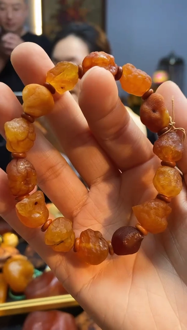 手链琥珀未镶嵌手串