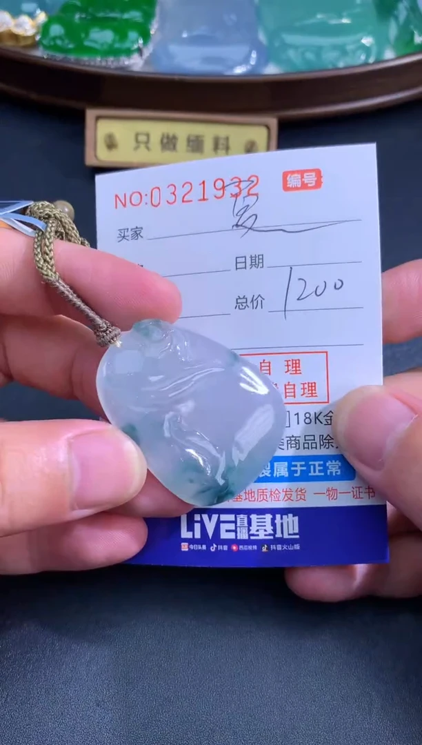 翡翠未镶嵌颈饰夏