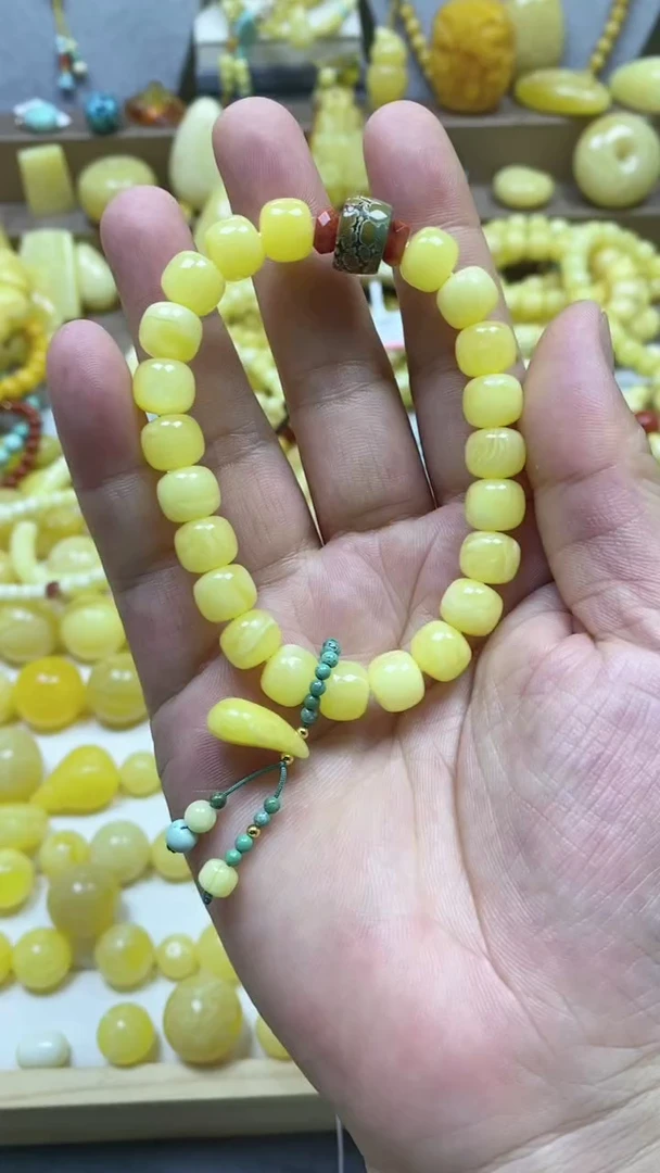 未镶嵌蜜蜡手串未镶嵌 蜜蜡 手串