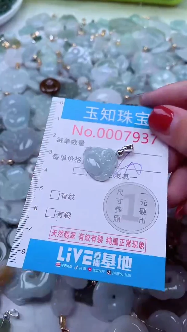 吊坠(不含链)未镶嵌翡翠7937