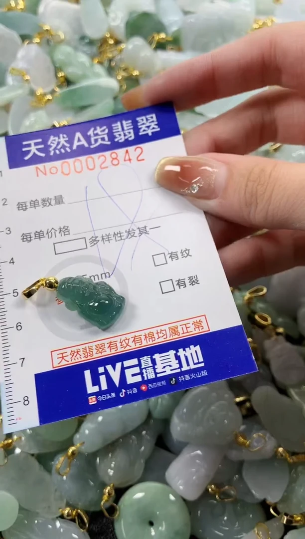 颈饰未镶嵌翡翠天然A货翡翠